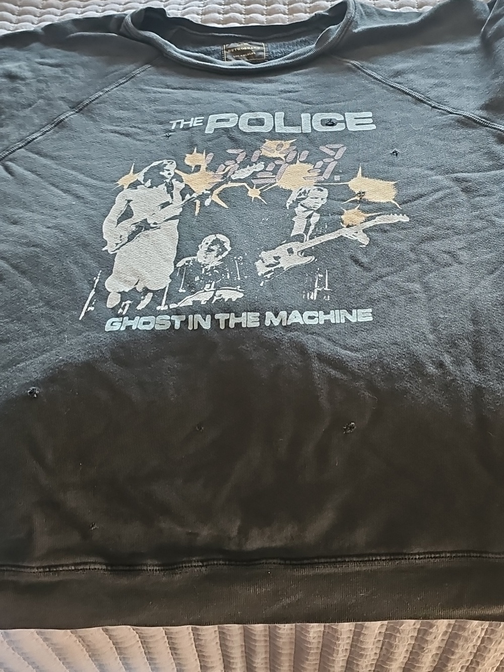 The Police  Retrobrand Vintage Inspired Sweatshirt Medium/Large